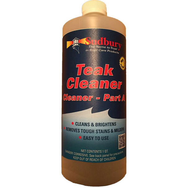 Sudbury Sudbury Sudbury Teak Cleaner Part A - Quart - *Case of 12* [861QCASE] MyGreenOutdoors