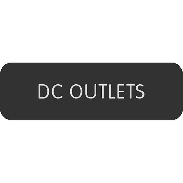 Blue Sea Systems Blue Sea Large Format Label - "DC Outlets" [8063-0120] MyGreenOutdoors