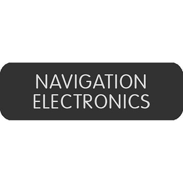 Blue Sea Systems Blue Sea Large Format Label - "Navigation Electronics" [8063-0325] MyGreenOutdoors