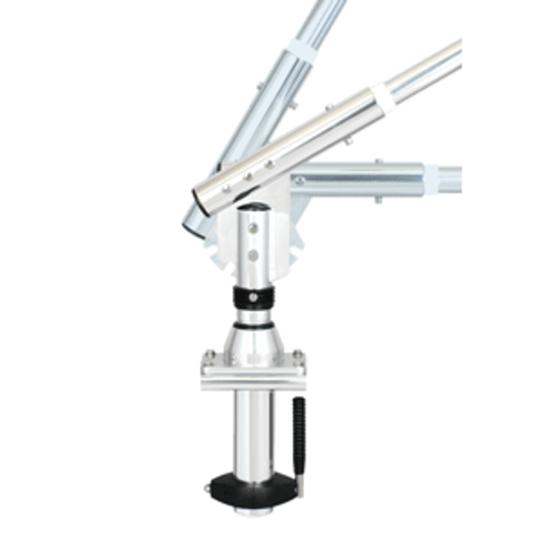 Lee's Tackle Lee's Sidewinder Bolt-In Outrigger Mounts, Lay-Down Version - Silver(Pair) [SW9300] SW9300 MyGreenOutdoors