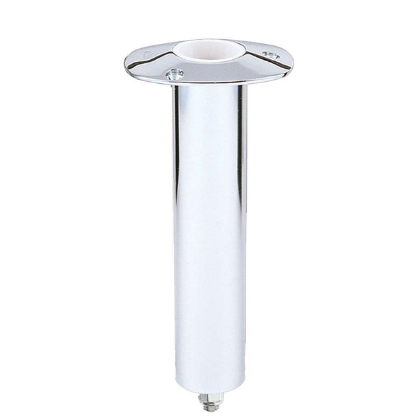 Lee's Tackle Lee's 0 Degree Stainless Steel Swivel Base Flush Mount Rod Holder 2.25" OD X 10.5" Tube [RH577V] RH577V MyGreenOutdoors