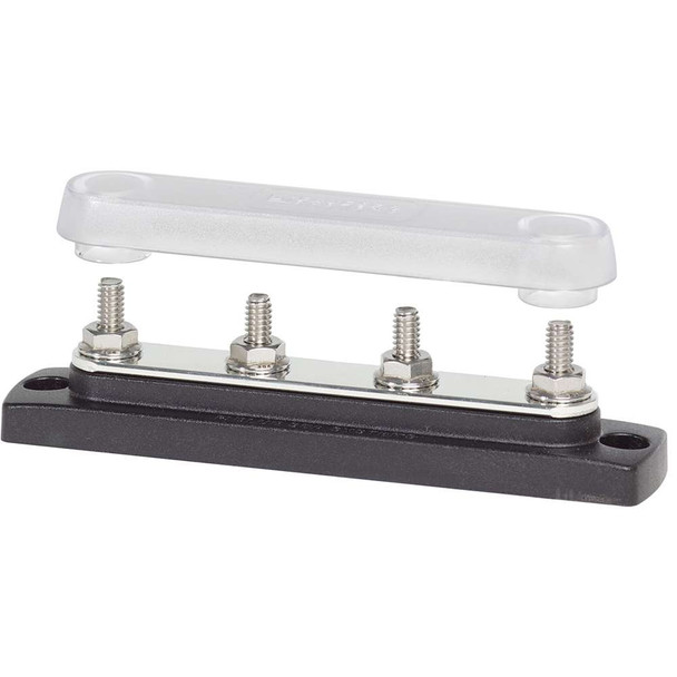 Blue Sea Systems Blue Sea 2307 Common 150A BusBar - (4) 1/4"-20 Studs w/Cover [2307] MyGreenOutdoors