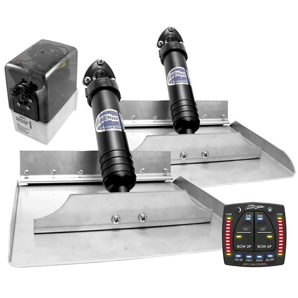 Bennett Marine Bennett 129ATP Hydraulic Trim Tab Complete Kit w/Auto Trim Pro [129ATP] MyGreenOutdoors