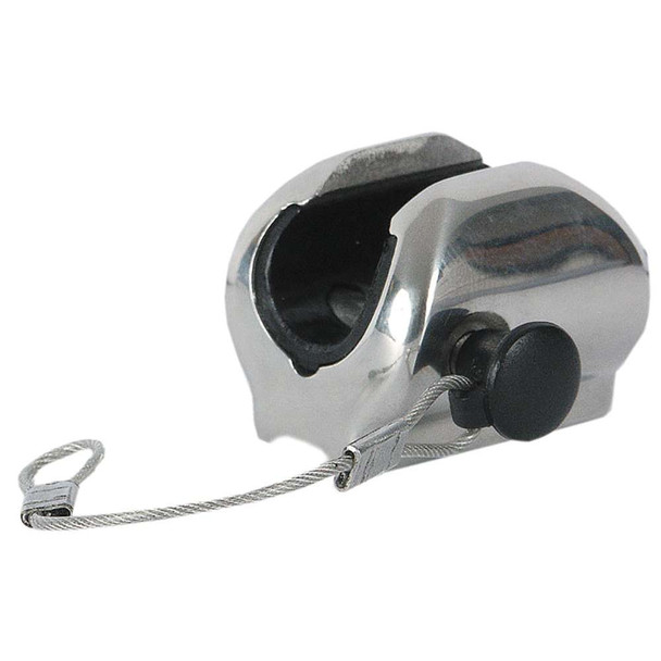 TACO Marine TACO Concave Deck Hinge w/Pin Lanyard - Fits 7/8" Tube [F13-0242/244BN-1] MyGreenOutdoors