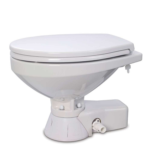 Jabsco Jabsco Quiet Flush Raw Water Toilet - Regular Bowl w/Soft Close Lid - 12V [37245-4192] MyGreenOutdoors