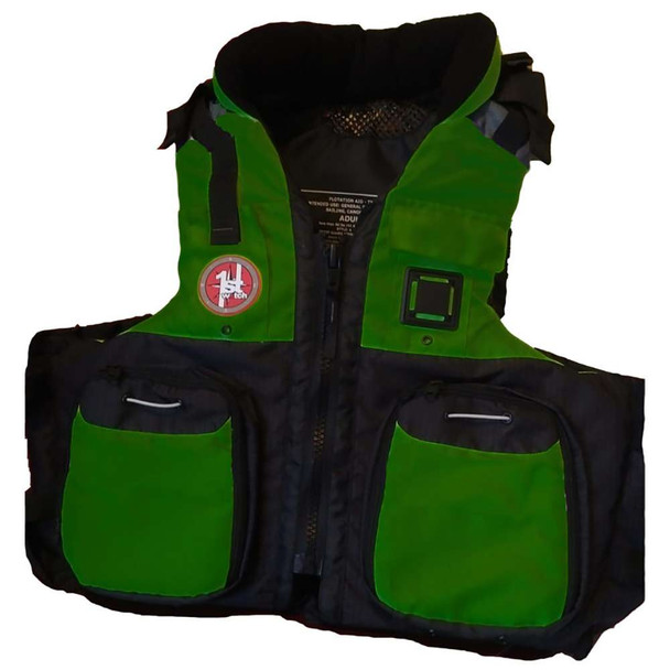 First Watch First Watch AV-800 Pro 4-Pocket Vest (USCG Type III) - Green/Black - S/M [AV-800-GN-S/M] MyGreenOutdoors