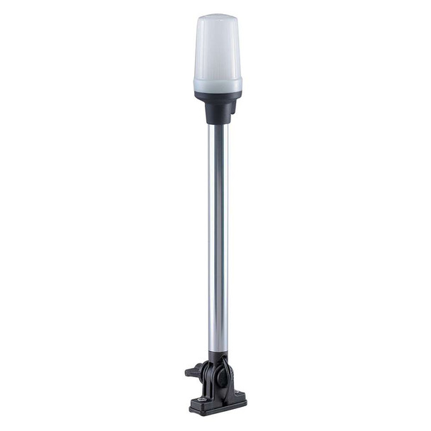Perko Perko Fold Down All-Round Pole Light - Vertical Mount - White [1137DP0CHR] MyGreenOutdoors