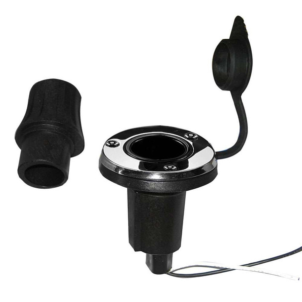Perko Perko Locking Collar Pole Light Mounting Base - 2 Pin - Round - Stainless Steel [1045P0SDP] 1045P0SDP MyGreenOutdoors