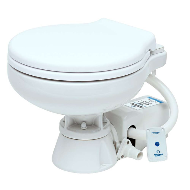 Albin Group Albin Pump Marine Toilet Standard Electric EVO Compact Low - 12V [07-02-008] MyGreenOutdoors