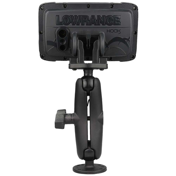 RAM Mounting Systems RAM Mount C Size 1.5" Fishfinder Mount for the Lowrance Hook2 Series [RAM-101-LO12] MyGreenOutdoors
