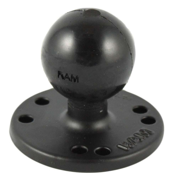 RAM Mounting Systems RAM Mount 2.5" Round Base w/0.31-18 Female Thread & 1.5" Ball - AMPs Pattern [RAM-202U-MT1] MyGreenOutdoors