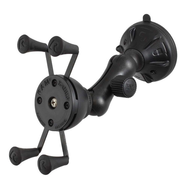 RAM Mounting Systems RAM Mount X-Grip Composite Twist Lock Suction Cup Mount [RAP-B-166-2-UN7U] MyGreenOutdoors