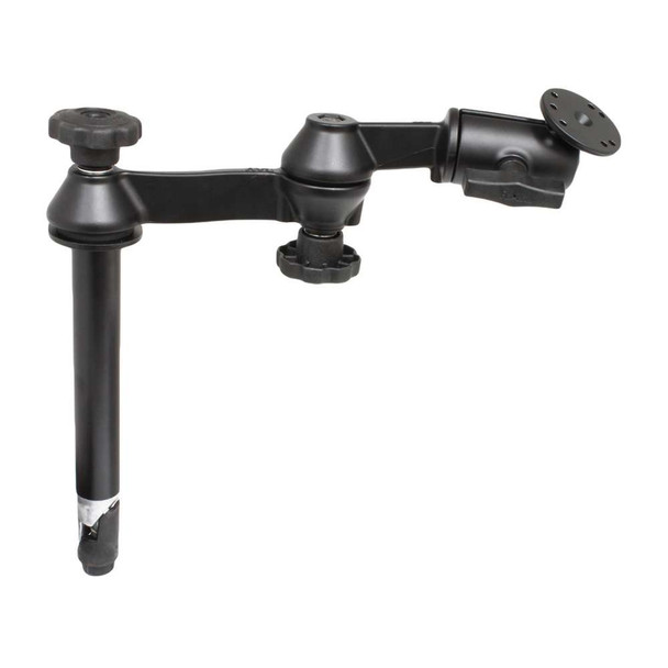 RAM Mounting Systems RAM Mount Double Swing Arm w/8" Male and No Female Tele-Pole [RAM-VP-SW1-8] MyGreenOutdoors