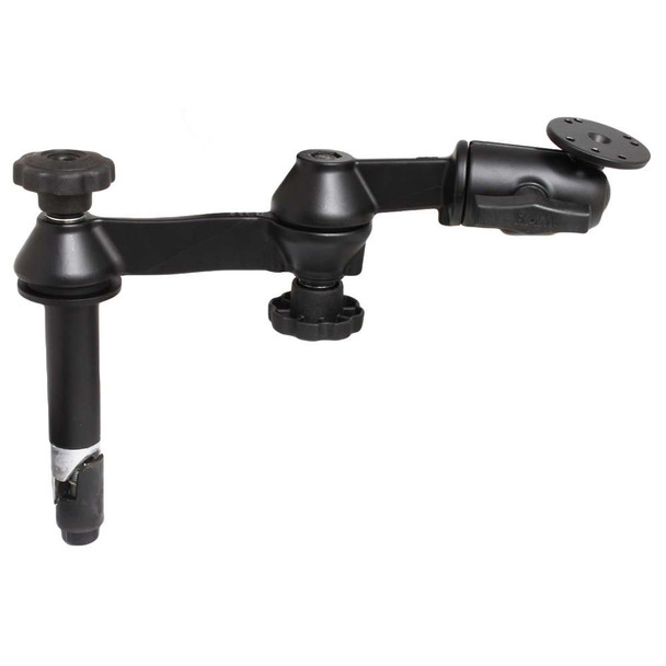 RAM Mounting Systems RAM Mount Double Swing Arm w/4" Male Tele-Pole - No Female [RAM-VP-SW1-4] MyGreenOutdoors