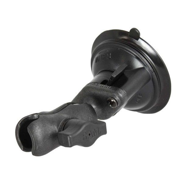 RAM Mounting Systems RAM Mount Composite Twist Lock Suction Cup Mount - Short Arm [RAP-B-166-A-DU1] MyGreenOutdoors