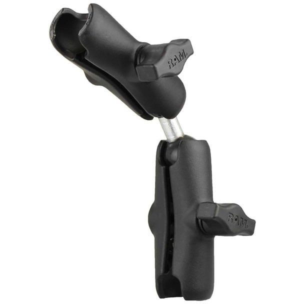 RAM Mounting Systems RAM Mount Double Socket Arm w/Dual Extension Ball Adapter [RAM-B-201-201U] MyGreenOutdoors