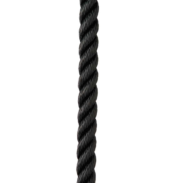 New England Ropes New England Ropes 3/8" X 15 Premium Nylon 3 Strand Dock Line - Black [C6054-12-00015] MyGreenOutdoors