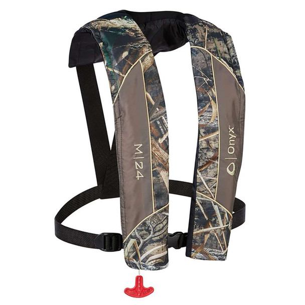 Onyx Outdoor Onyx M-24 Manual Inflatable Life Jacket - Realtree Max-5 Camo [131000-812-004-19] MyGreenOutdoors