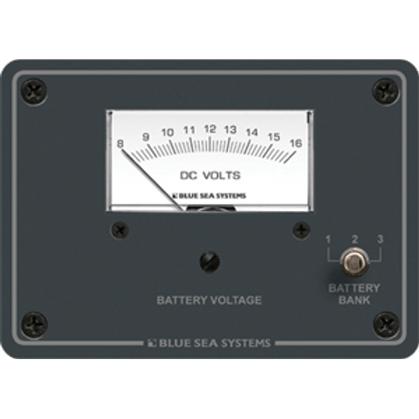 Blue Sea Systems Blue Sea 8015 DC Analog Voltmeter w/ Panel 8015 MyGreenOutdoors
