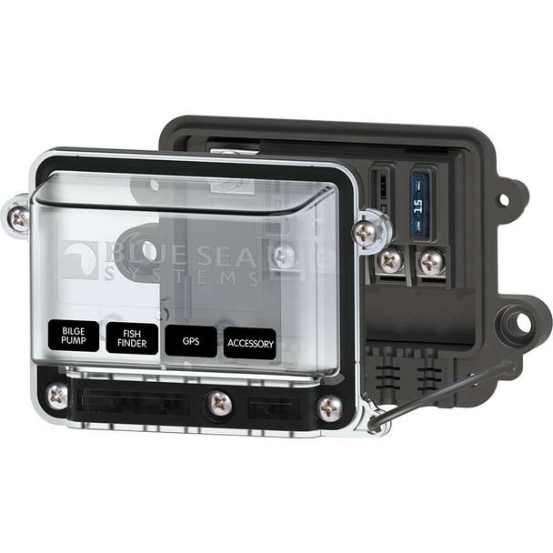 Blue Sea Systems Blue Sea 5056 ST-Blade Water Resistant Fuse Block w/Cover [5056] MyGreenOutdoors