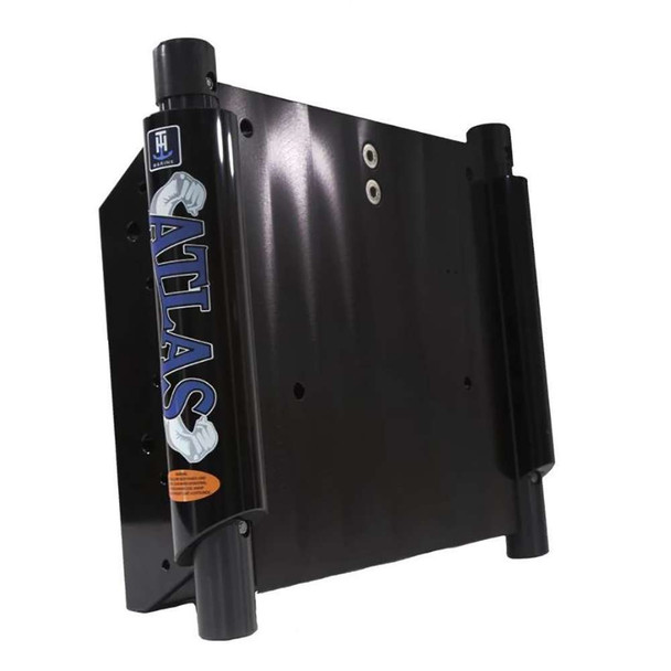 T-H Marine Supplies T-H Marine ATLAS 4" Set Back Hydraulic Jack Plate - Gloss Black Anodized [AHJ-4V-B-DP] MyGreenOutdoors