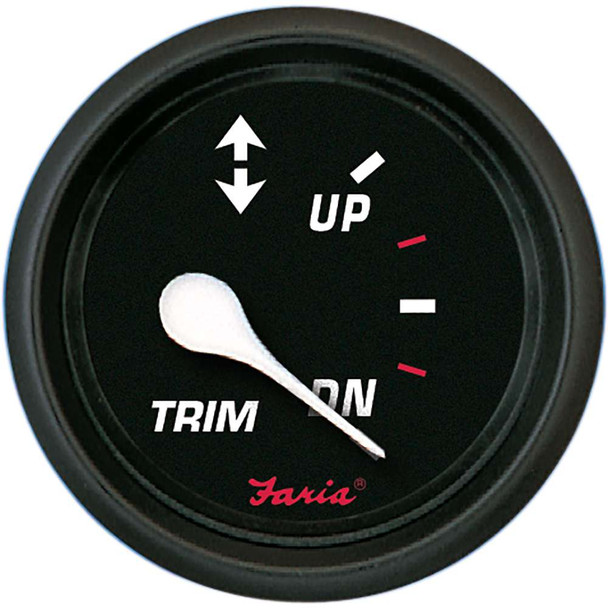 Faria Beede Instruments Faria Professional Red 2" Trim Gauge [14607] MyGreenOutdoors
