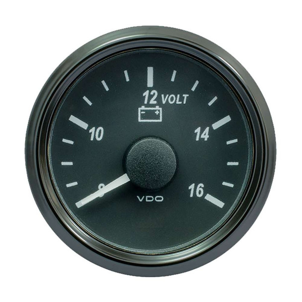 VDO VDO SingleViu 52mm (2-1/16") Voltmeter f/12V Systems [A2C3832770030] MyGreenOutdoors
