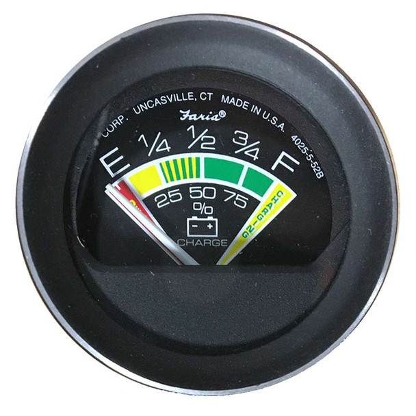 Faria Beede Instruments Faria Coral 2" Battery Condition Indicator Gauge [13012] MyGreenOutdoors