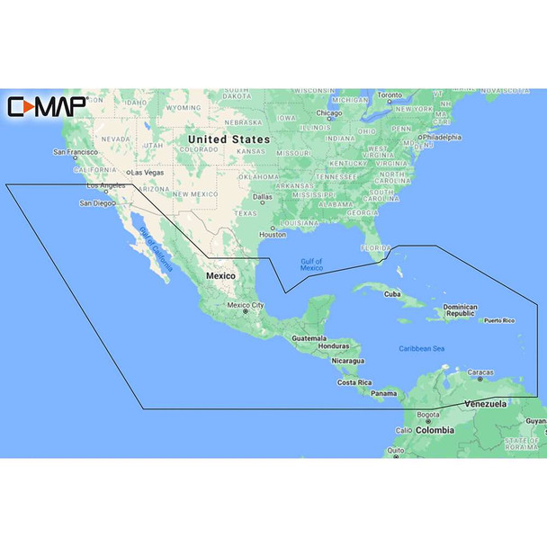 C-MAP C-MAP M-NA-Y205-MS Central America Caribbean REVEAL Coastal Chart [M-NA-Y205-MS] MyGreenOutdoors