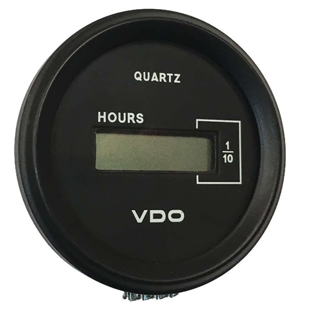 VDO VDO Cockpit Marine 52mm (2-1/16") LCD Hourmeter - Black Dial/Chrome Bezel [331-546] MyGreenOutdoors