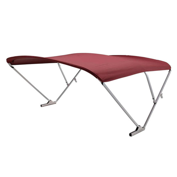 SureShade SureShade Power Bimini - Clear Anodized Frame - Burgandy Fabric [2020000299] MyGreenOutdoors