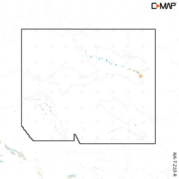 C-MAP C-MAP REVEAL X - Hawaii Marshall Islands French Polynesia [M-NA-T-210-R-MS] MyGreenOutdoors