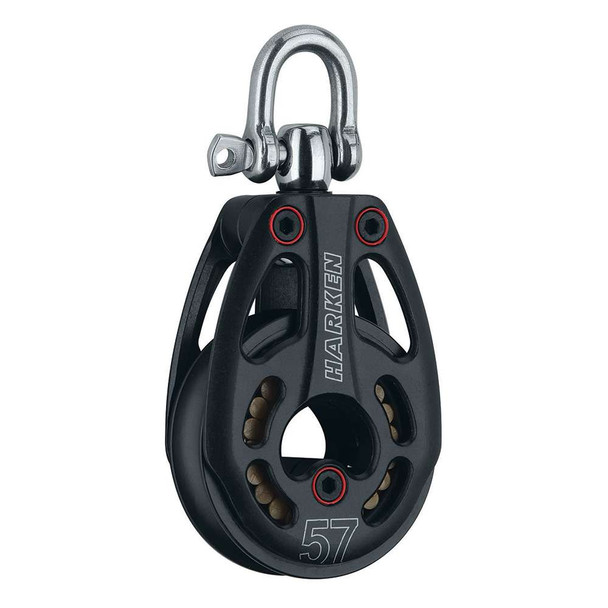 Harken Harken 57mm Aluminum Low Load Black Magic Block w/Swivel [3226] MyGreenOutdoors