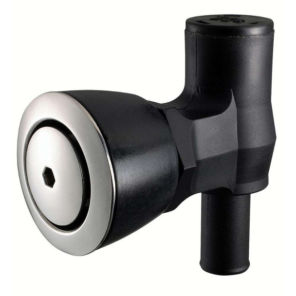 Attwood Marine Attwood 90 P-Trap Fuel Tank Vent - Flush Mount - Black w/Stainless Steel Vent Head [1674-6] MyGreenOutdoors