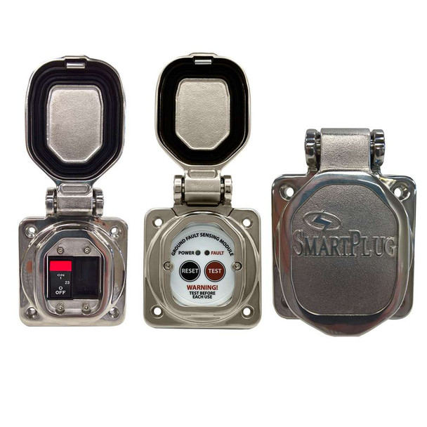 SmartPlug SmartPlug Combo Kit w/ELCI Sensor 30 Amp Breaker/Stainless Steel Door [ELCIBRKR30SS] MyGreenOutdoors