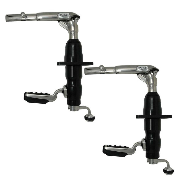 TACO Marine TACO Grand Slam 390BHC Outrigger Mount - Black Anodized Aluminum [GS-390BHC] MyGreenOutdoors