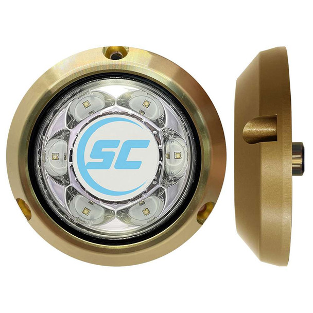 Shadow-Caster LED Lighting Shadow-Caster SC3 Series Great White Bronze Surface Mount Underwater Light [SC3-GW-BZSM] MyGreenOutdoors
