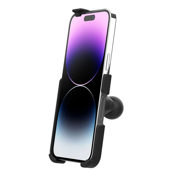 RAM Mounting Systems RAM Mount RAM Form-Fit Holder f/iPhone 13 Pro Max, 14 Plus Pro Max w/Ball [RAM-HOL-AP39BU] MyGreenOutdoors