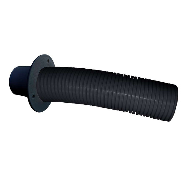 Trident Marine Trident Marine 4 Black Stern Flex Hose w/Transom Flange [TFK-4] MyGreenOutdoors
