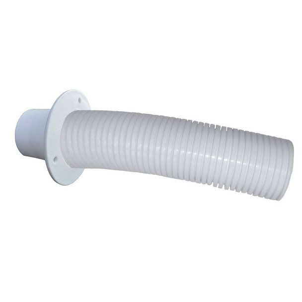 Trident Marine Trident Marine 10 White Stern Flex Hose w/Transom Flange [TFK-10W] MyGreenOutdoors