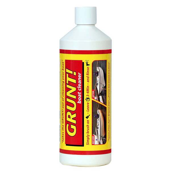 GRUNT! GRUNT! 32oz Boat Cleaner - Removes Waterline Rust Stains [GBC32] MyGreenOutdoors