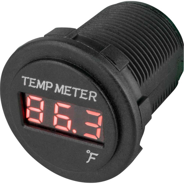 Sea-Dog Sea-Dog Round Red LED Temperature Meter [421618-1] MyGreenOutdoors