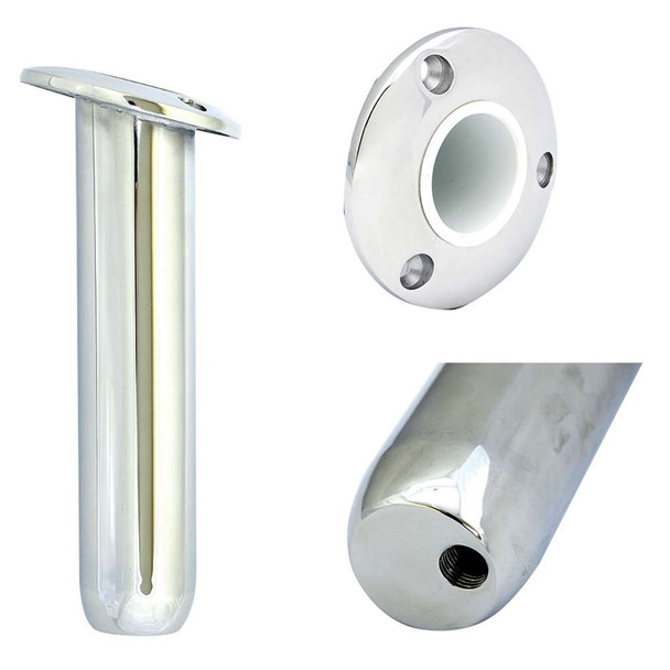 Tigress Tigress Round Head Closed Base Rod Holder - 15 Degree - 9" [77901] MyGreenOutdoors