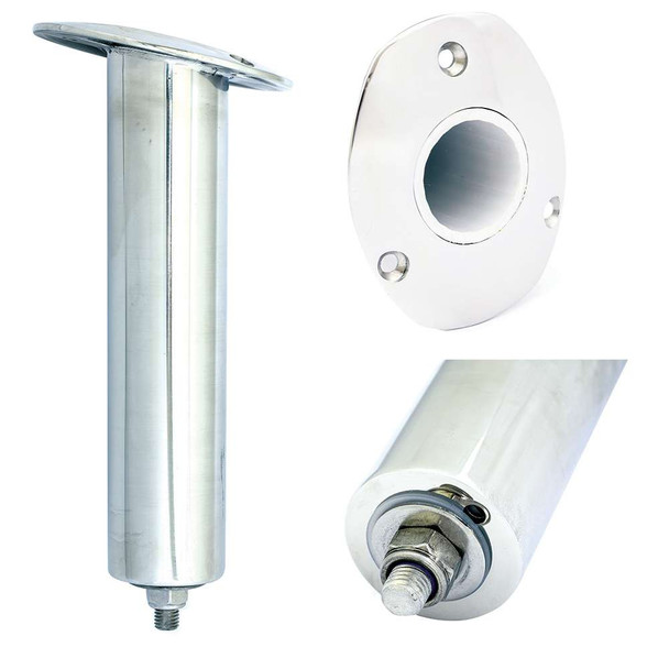 Tigress Tigress 3 Hole Swivel Oval Head Rod Holder - 15 Degree - 10-1/2" [88524] MyGreenOutdoors