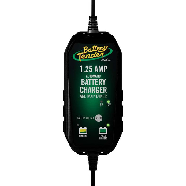 Battery Tender Battery Tender 6V/12V, 1.25A Selectable Battery Charger [022-0211-DL-WH] MyGreenOutdoors