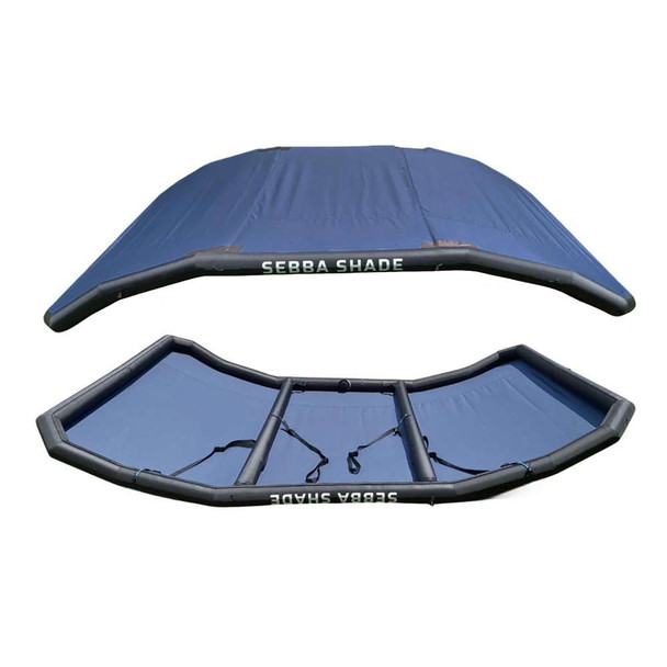 Sebba Shade Sebba Shade 8 x 12 ft. Blue Sun Shade f/Boats 26'+ [SS8X12BLU] MyGreenOutdoors
