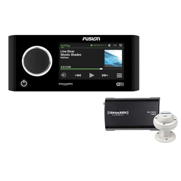 FUSION Fusion Apollo MS-RA770 Touchscreen AM/FM/BT/SiriusXM Stereo w/SiriusXM SXV300 Connect Tuner Marine/RV Antenna [010-01905-00/SXM] MyGreenOutdoors