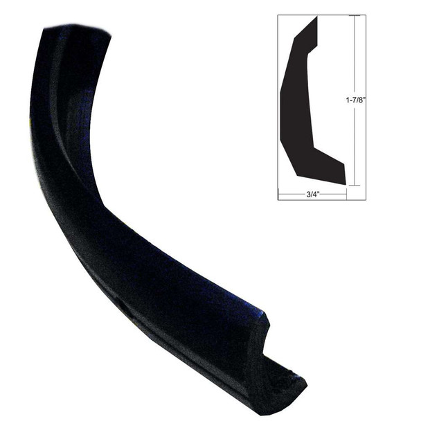 TACO Marine TACO Semi-Rigid Rub Rail Kit - Black w/No Insert - 30' [V11-4135BKA30-3] V11-4135BKA30-3 MyGreenOutdoors
