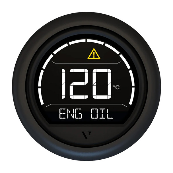 Veratron VL Digital 52 w\/Round Black Bezel [B00205702]