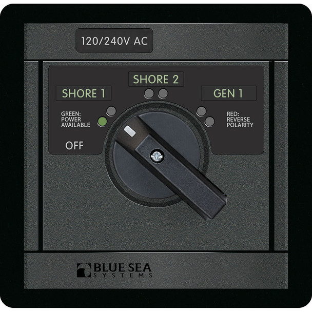 Bue Sea 120\/240v AC Rotary 65A Off + 3 Sources [1488]